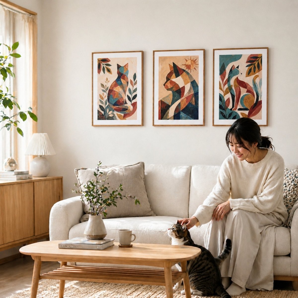 アートパネル 陽だまりの猫 3枚セット – 【公式】HALZEN（ハルゼン）壁
