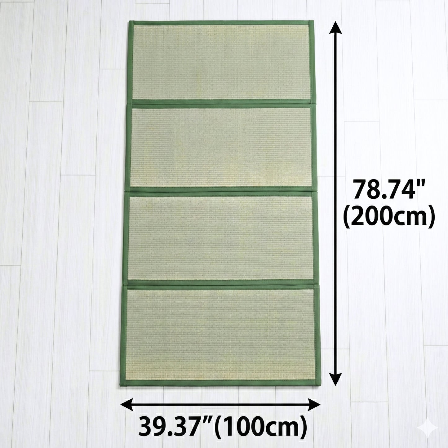 ［アメリカ限定販売］四つ折り畳マットレス（100cm×200cm×1.3cm）