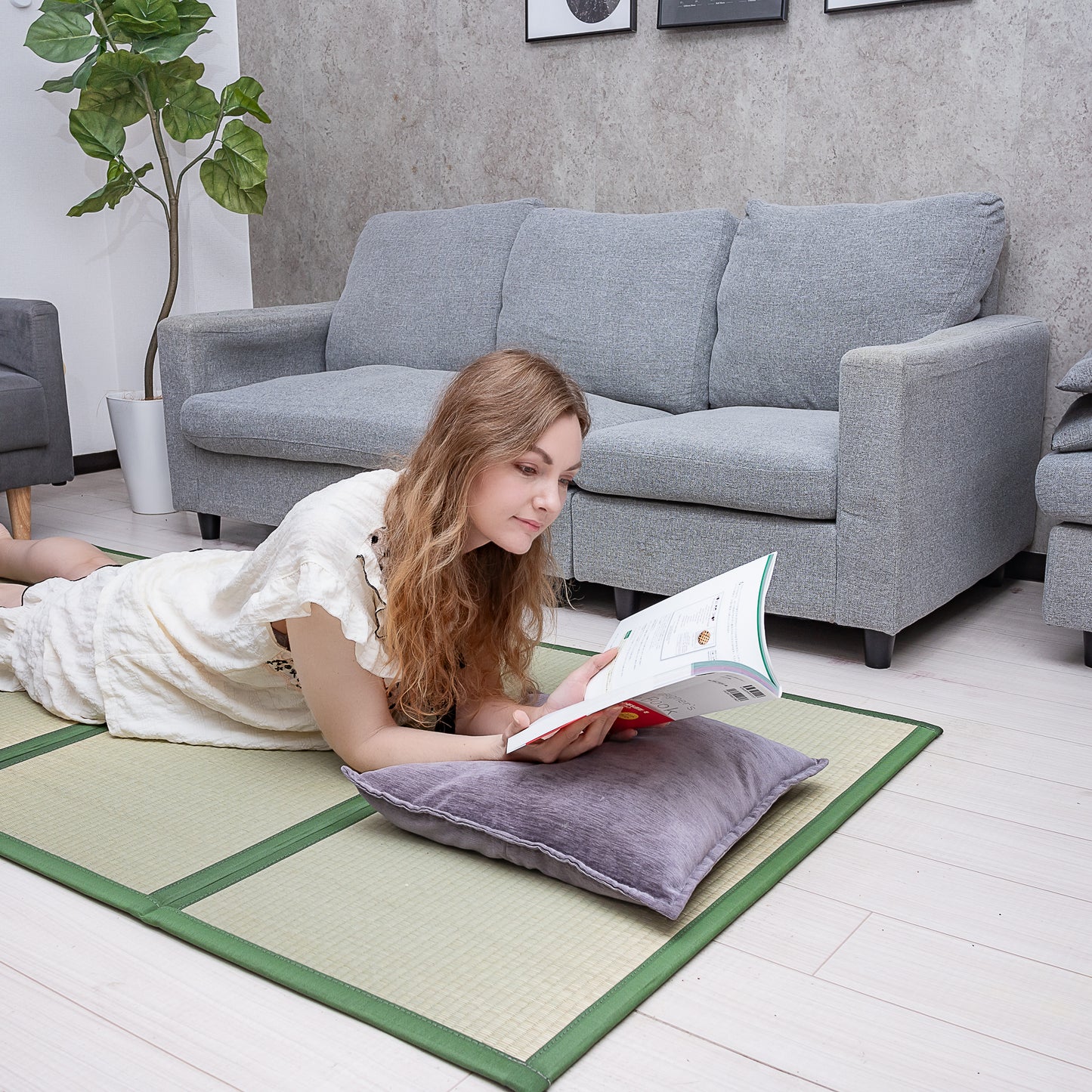 ［アメリカ限定販売］四つ折り畳マットレス（100cm×200cm×1.3cm）